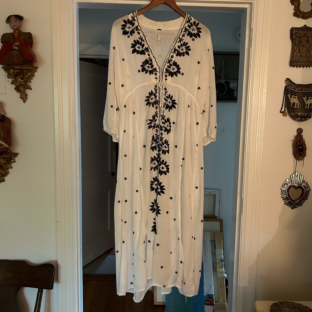 Free people Maxi cotton dress.